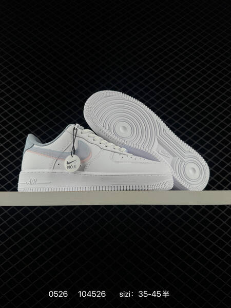 Nike Air Force 1 Low white light grey light blue pink EU 35-45 lifestyle