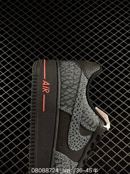 Nike Air Force 1 07 black lime green metallic silver EU 36-45 lifestyle