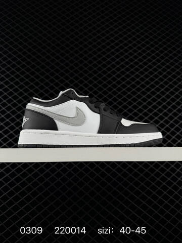 Jordan Air Jordan 1 Low White Black Green EU 40-45 Sneaker - Men's (BS-79684)