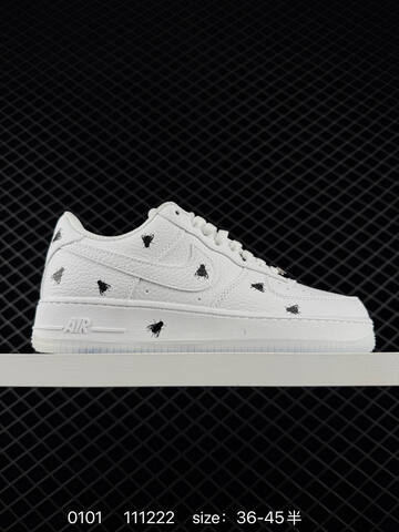 Nike Air Force 1 Low White Black EU 36-45 Lifestyle - Unisex (BS-73349)