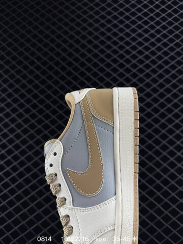 Jordan Air Jordan 1 Low Sail Grey Khaki EU 35-45 Sneaker - Unisex (BS-80919)