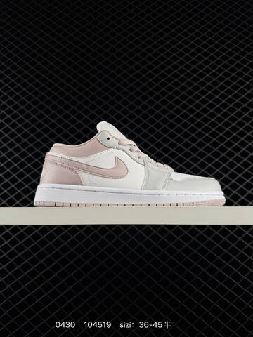 Air Jordan 1 Low Black And White AIR JORDAN 1 Aj1 Lifestyle (BS-79373)