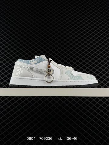 Nike Air Jordan 1 Low AIR JORDAN 1 DC0774-502 Siz Lifestyle (BS-79170)