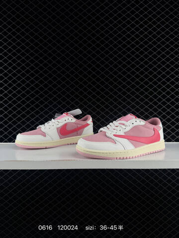 Travis Scott x Air Jordan 1 Low AIR JORDAN 1 Aj1 Lifestyle (BS-79128)