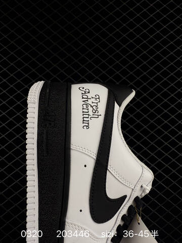Nike Air Force 1 07 Low White Black EU 36-45 5 Lifestyle - Unisex (BS-72561)