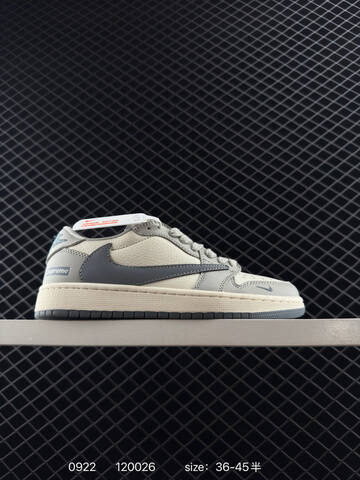 Jordan Travis Scott x Air Jordan 1 Low Reverse Mocha Supreme Brown Beige White Pink Gray EU 36-45 Sneaker - Unisex (BS-80656)