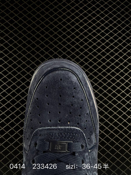 Nike Air Force 1 07 Obsidian Navy all dark navy suede with patent leather accents EU 36-45 half sizes available lifestyle