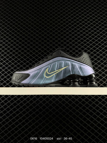 Nike Shox R4 black iridescent purple volt EU 36-45 lifestyle