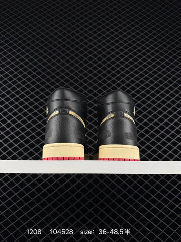 Jordan Union x Air Jordan 1 Retro High PK NRG Black Cream Red EU 36-48 5 Sneaker - Unisex (BS-83784)