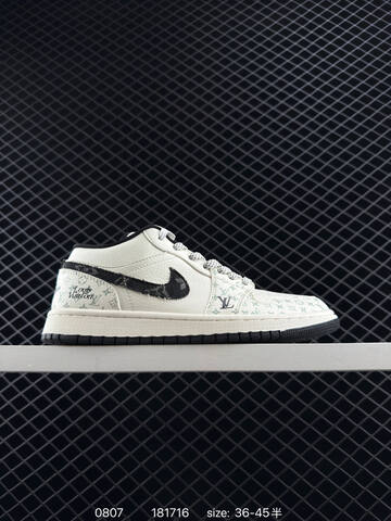 Jordan Air Jordan 1 Low Off White Beige Light Green Gum Brown EU 36-45 Sneaker - Unisex (BS-80959)