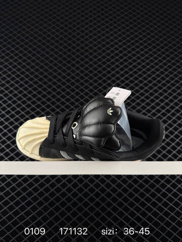 Adidas Originals Superstar Black White Superstar Foru Lifestyle (BS-76778)