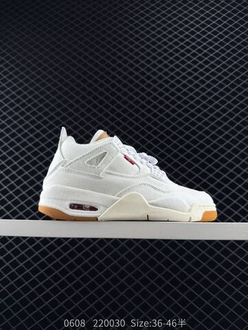 Jordan Air Jordan 4 Retro Beige Black Yellow Red Blue EU 36-46 Basketball Shoe - Unisex (BS-81238)