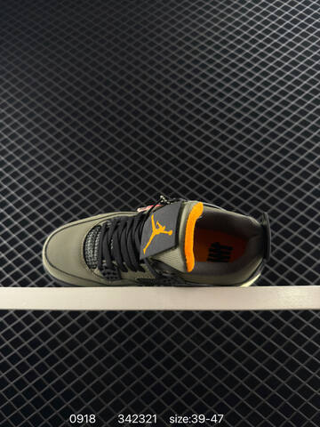 Jordan Air Jordan 4 Retro IB1854-200 Olive Green Black Cream Orange EU 39-47 Basketball Shoe - Unisex (BS-80681)