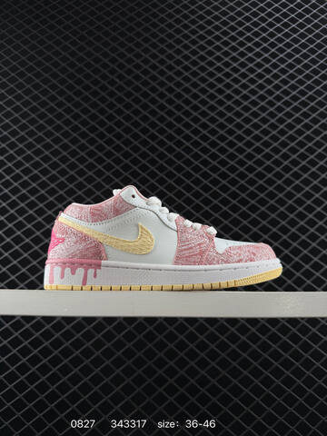 Jordan Air Jordan 1 Low White University Blue EU 36-46 Sneaker - Unisex (BS-80821)
