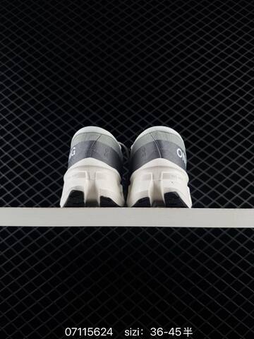 On Cloudmonster Mist Grey Ivory White EU 36-45 Running Shoe Running Sneakers - Unisex (BS-85057)