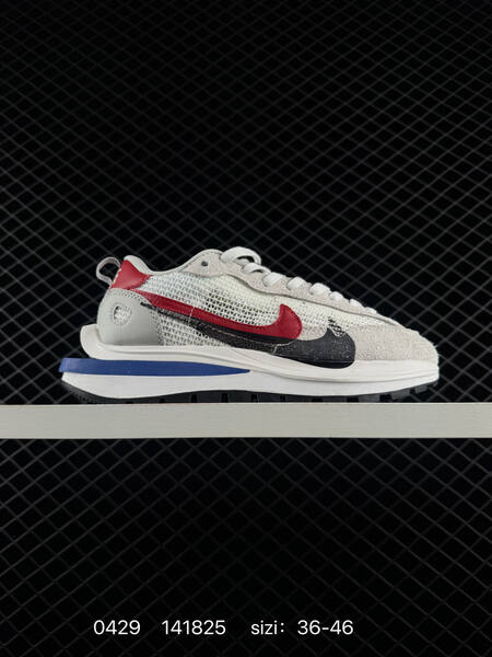 Nike VaporWaffle sacai Summit White University Red-Black and Black White EU 36-46 lifestyle