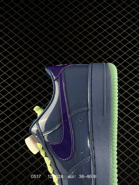 Nike Air Force 1 07 LV8 navy blue purple lime green EU 36-46 lifestyle