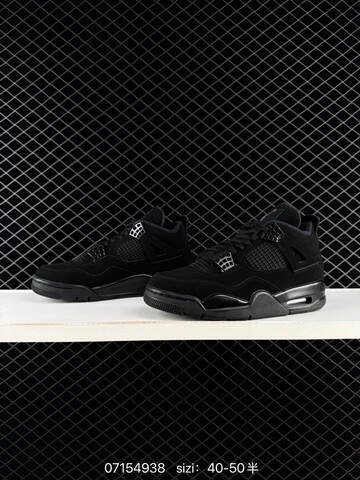 Air Jordan 4 Retro Black Cat AIR JORDAN 4 Aj4 4 Replica Lifestyle (BS-78968)