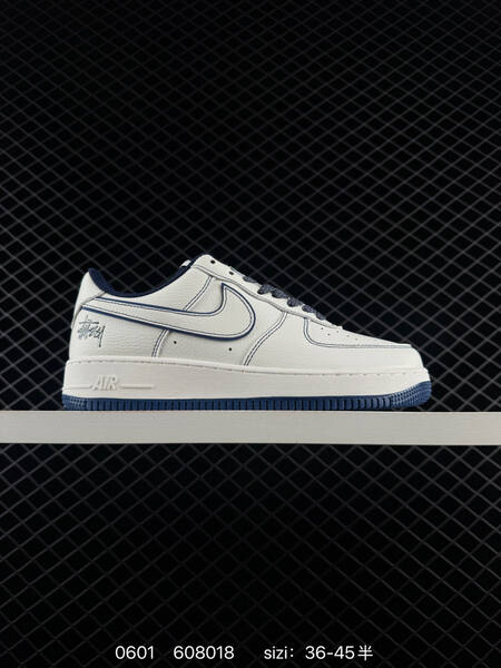 Nike Air Force 1 07 off white black navy blue EU 36-45 skate