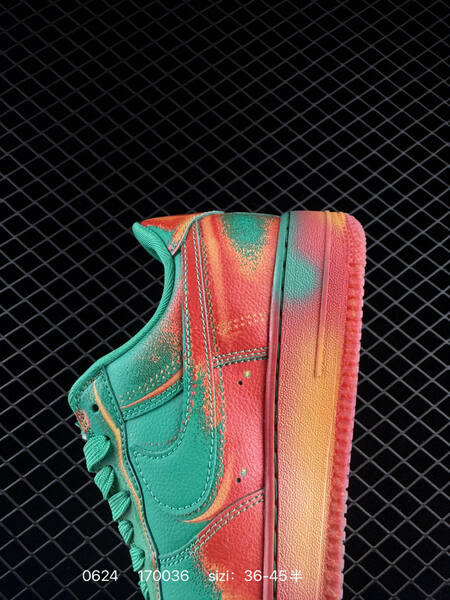 Nike Air Force 1 07 Low IB6834 green red orange yellow EU 36-45 sneaker