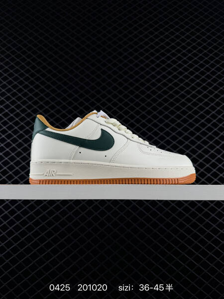 Nike Air Force 1 Low Multiple colorways white with iridescent swoosh white with iridescent swoosh and Have A Good Game print sail with dark green swoosh and gum outsole grey white EU 36-45 including half sizes lifestyle