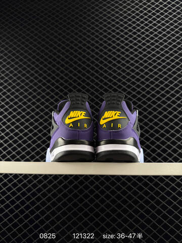 Jordan Air Jordan 4 Retro FV5029-500 Purple Black Yellow White EU 36-47 Basketball Shoe - Unisex (BS-80839)