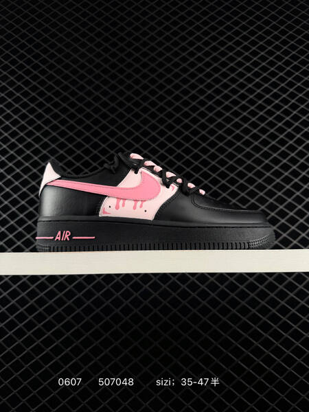 Nike Air Force 1 07 Low black light pink EU 35-47 lifestyle