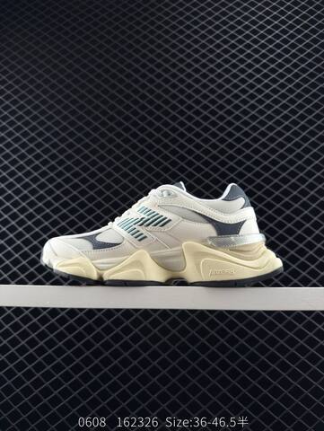 New Balance 9060 Off White Cream Dark Blue Teal EU 36-46 5 Sneaker - Unisex (BS-83330)