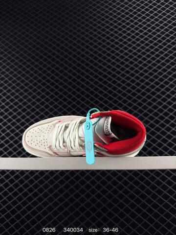 Jordan Air Jordan 1 Retro High DZ5485-010 Sail Red White EU 36-46 Basketball Shoe - Unisex (BS-80830)