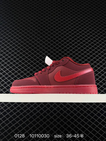 Jordan Air Jordan 1 Low Deep Red Bright Red EU 36-45 Sneaker - Unisex (BS-79749)