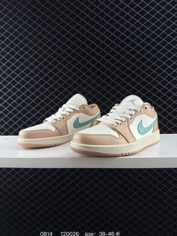 Jordan Air Jordan 1 Low Sail Beige Light Blue EU 36-46 Sneaker - Unisex (BS-80920)