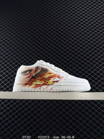 Jordan Air Jordan 1 Low White Red Yellow Blue EU 36-45 Sneaker - Unisex (BS-80996)