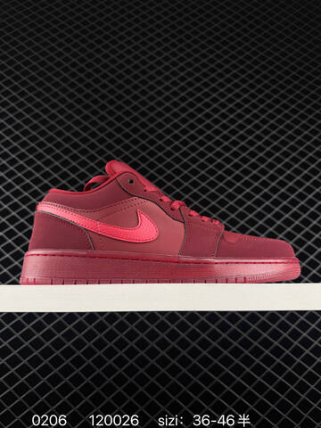 Jordan Air Jordan 1 Low OG IB7012-600 Deep Red Bright Red EU 36-46 Sneaker - Unisex (BS-79711)