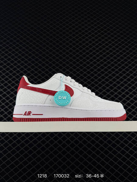 Nike Air Force 1 Low White Red EU 36-45 5 lifestyle