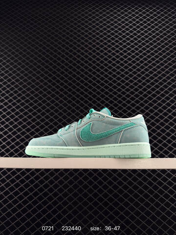 Jordan Air Jordan 1 Low Mint Green Teal White EU 36-47 Sneaker - Unisex (BS-81035)