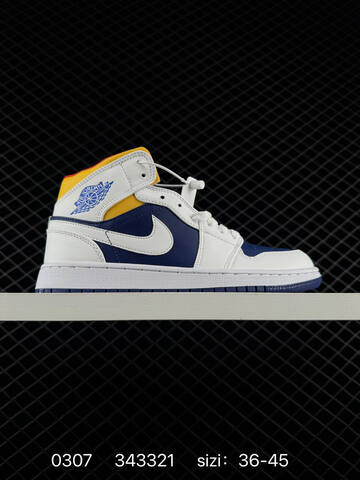Jordan Air Jordan 1 Mid Multicolor EU 36-45 Basketball Shoe - Unisex (BS-79697)