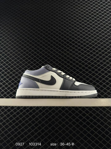 Jordan Air Jordan 1 Low White Maroon Black Red EU 36-45 Sneaker - Unisex (BS-80618)