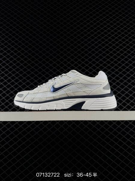 Nike P-6000 white grey olive orange EU 36-45 lifestyle