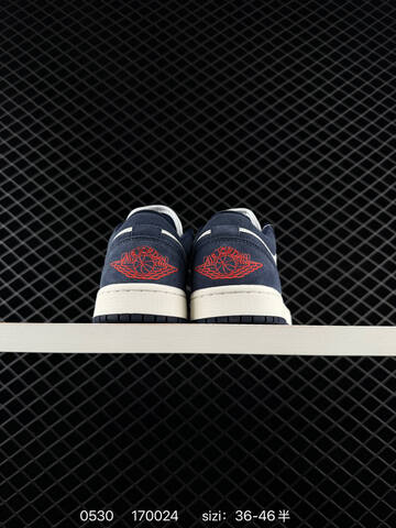 Air Jordan 1 Low Obsidian Suede AIR JORDAN 1 Aj1 Lifestyle (BS-79197)