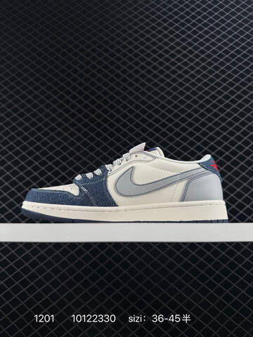 Jordan Air Jordan 1 Low Travis Scott Reverse Mocha Sail Navy Grey Red EU 36-45 Sneaker - Unisex (BS-80137)