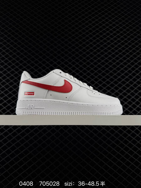 Nike Air Force 1 Low Supreme Multiple colorways Wheat Gum Black White Black All Black EU 36-48 5 half sizes available lifestyle
