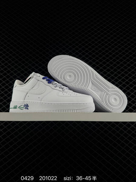 Nike Air Force 1 07 white with pink red accents 36-45 5 lifestyle