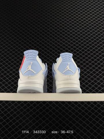 Jordan Air Jordan 4 White Light Blue EU 36-47 5 Basketball Shoe - Unisex (BS-80284)