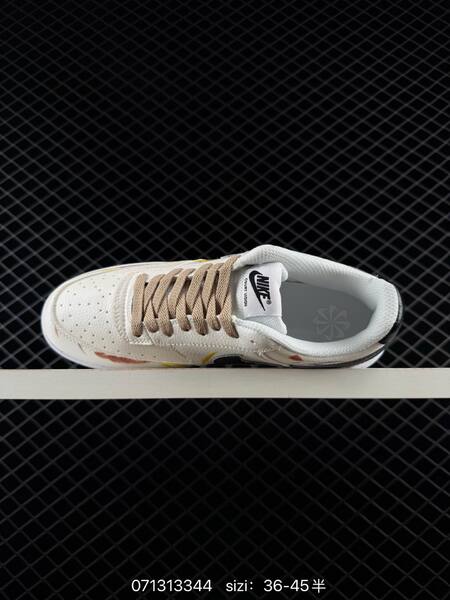 Nike Court Vision Low DIY off white black brown yellow EU 36-45 skate