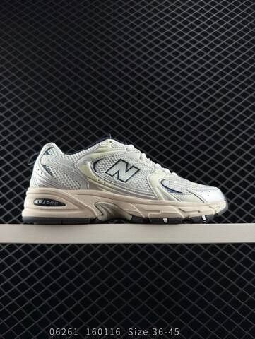 New Balance 530 Off White Cream Black EU 36-45 Running Shoe - Unisex (BS-83241)