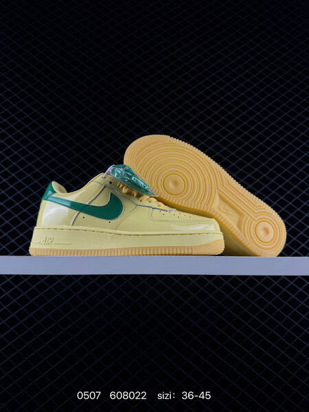 Nike Air Force 1 pale yellow green gum yellow EU 36-45 lifestyle