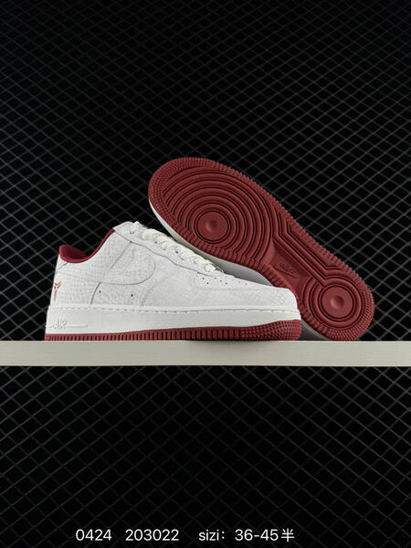 Nike Air Force 1 07 Low Two colorways 1 Sail Off-white with white outsole 2 White with black patent leather Swoosh and heel accents white outsole EU 36-45 half sizes available lifestyle