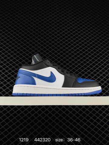 Jordan Air Jordan 1 Low White University Blue Black Light Pink EU 36-46 Sneaker - Unisex (BS-80026)