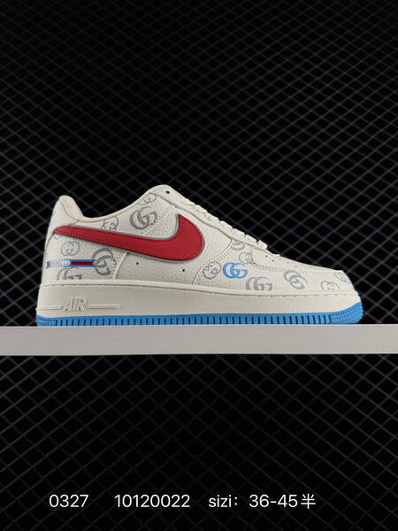 Nike Air Force 1 07 Low off white red blue grey EU 36-45 skate
