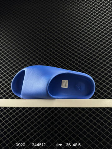 Yeezy Slide Dark Black Neon Green EU 36-48 5 Slides - Unisex (BS-83569)
